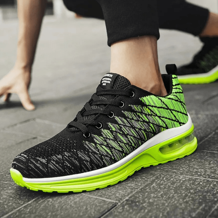 CHAUSSURES DE SPORT RUNNING HOMME À COUSSIN D'AIR