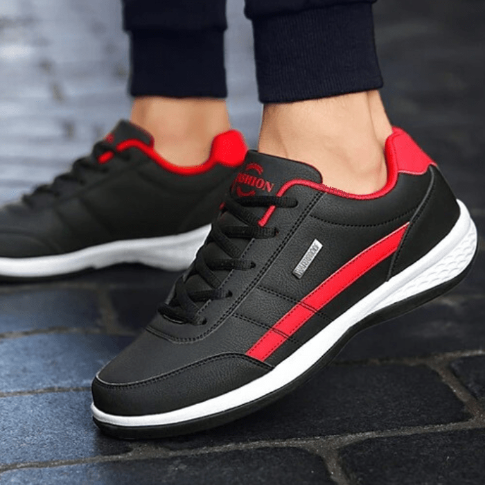 CHAUSSURES DE SPORT RUNNING HOMME EN CUIR