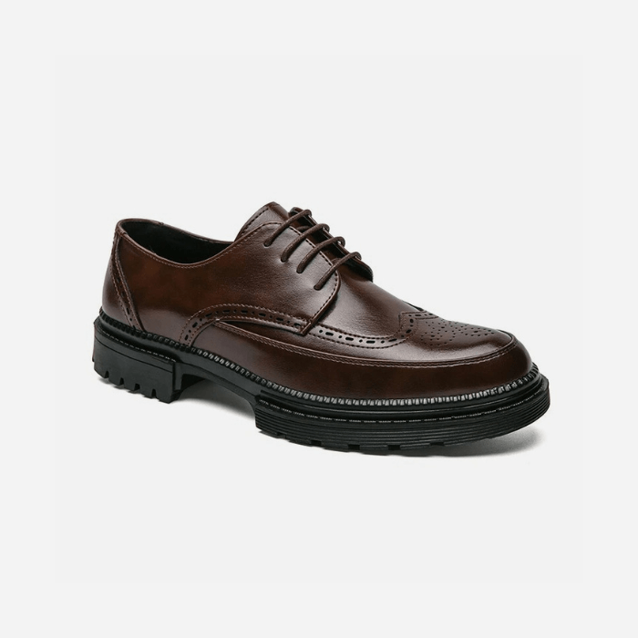 CHAUSSURES HOMME POUR COSTUME MARRON / 38