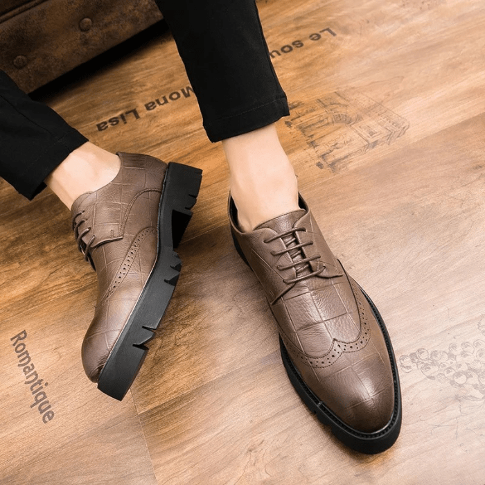 CHAUSSURES OXFORD HOMME CUIR