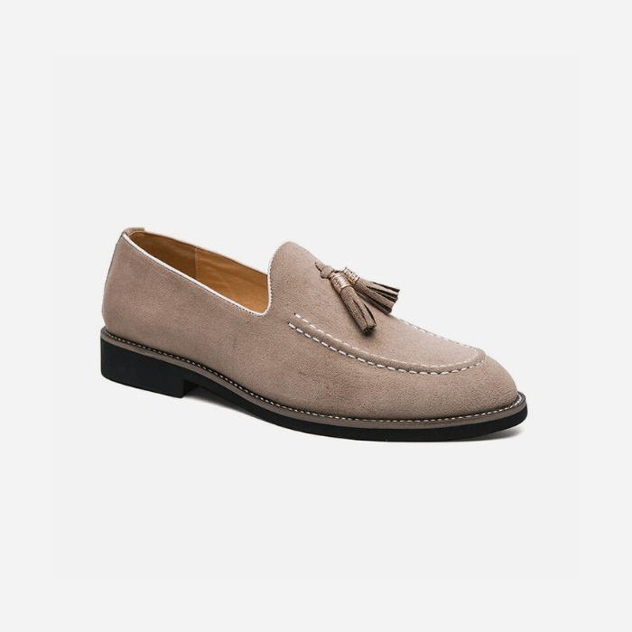 MOCASSINS À GLANDS HOMME BEIGE / 38