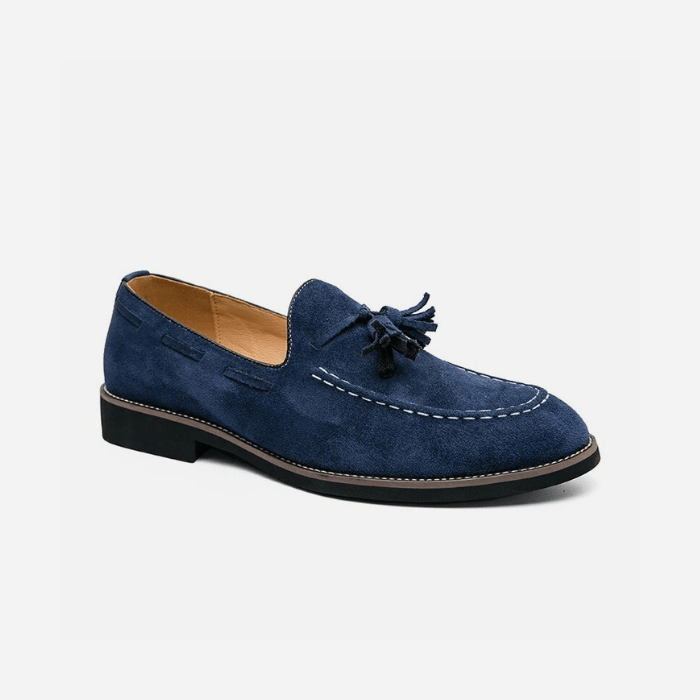 MOCASSINS À GLANDS HOMME BLEU / 38