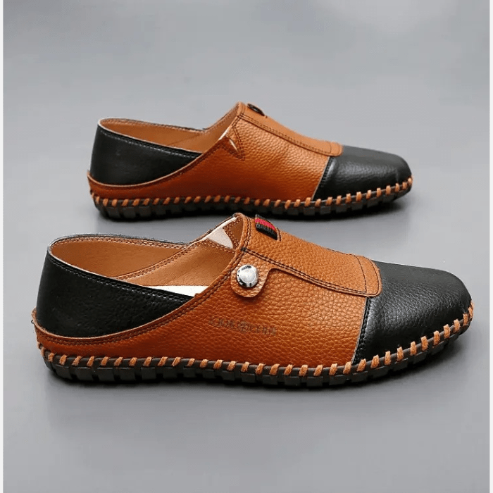 MOCASSINS BICOLORES HOMME