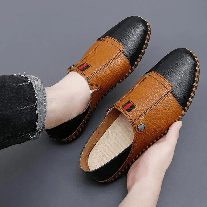 MOCASSINS BICOLORES HOMME