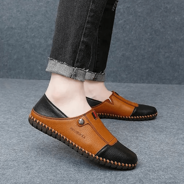 MOCASSINS BICOLORES HOMME