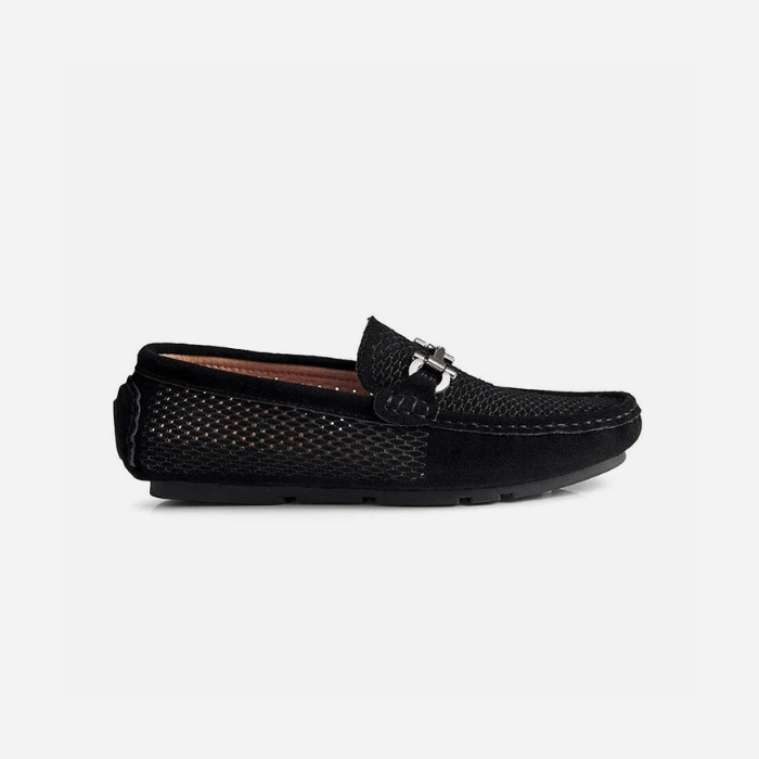 MOCASSINS CONFORTABLES HOMME NOIR / 37