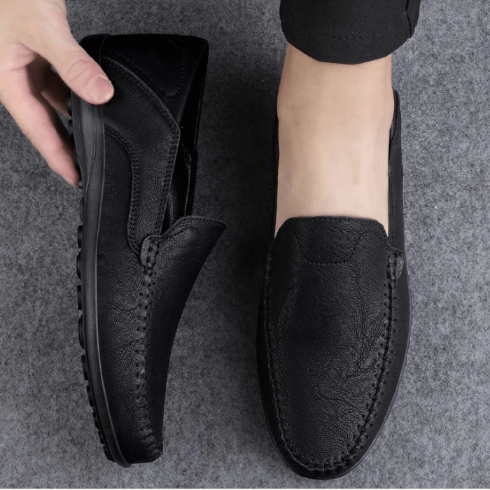 MOCASSINS EN CUIR HOMME