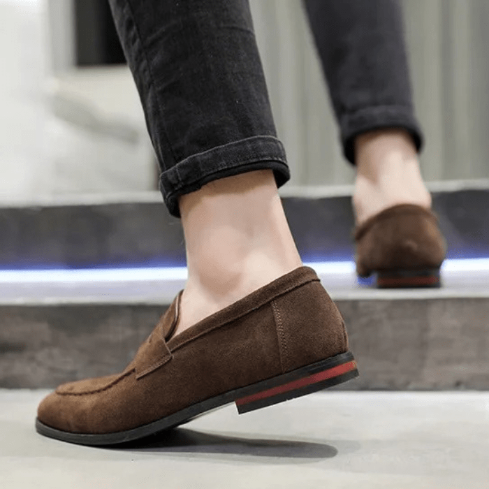 MOCASSINS EN DAIM HOMME