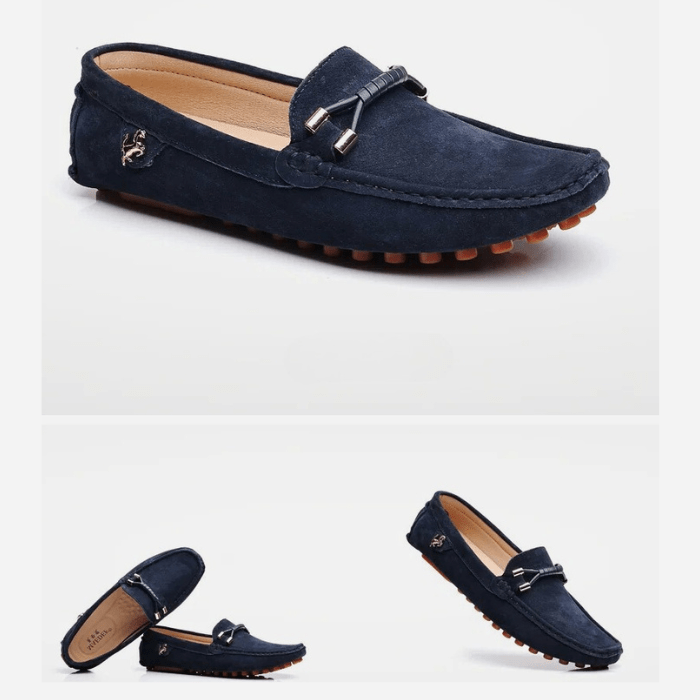 MOCASSINS EN DAIM HOMME À LACETS