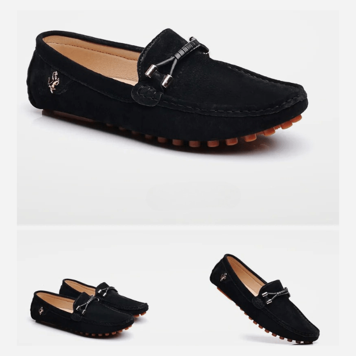 MOCASSINS EN DAIM HOMME À LACETS