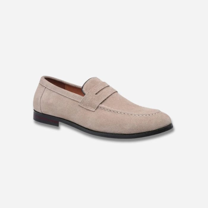 MOCASSINS EN DAIM HOMME BEIGE / 38