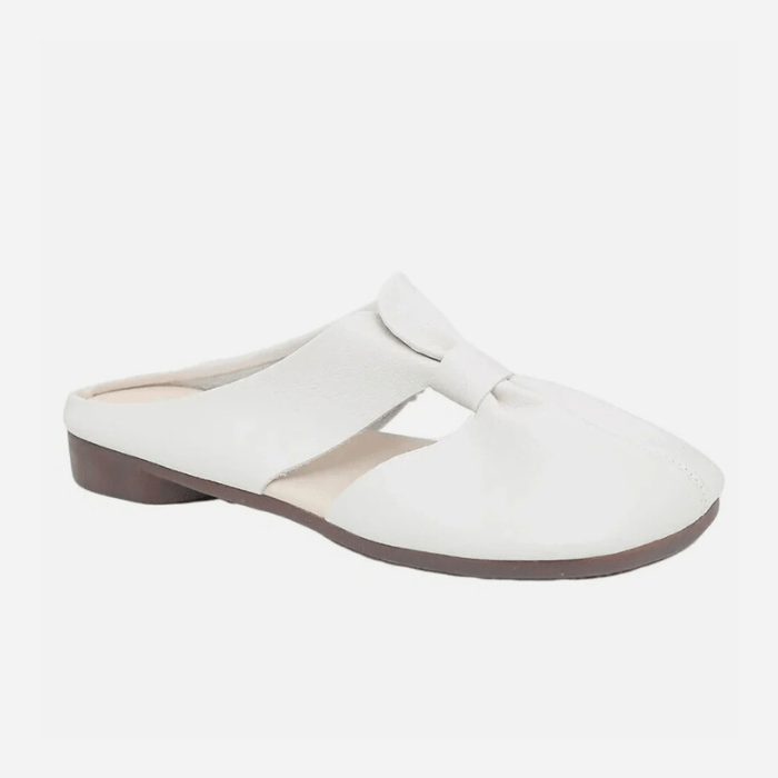 MULES FEMME DE MARCHE CONFORTABLES BLANC / 35