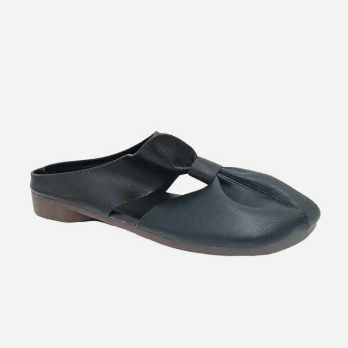 MULES FEMME DE MARCHE CONFORTABLES NOIR / 35