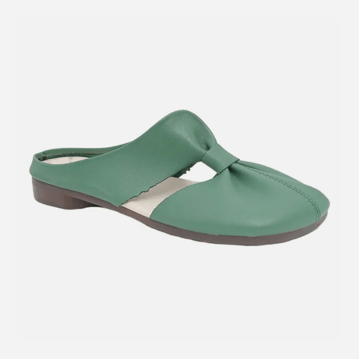 MULES FEMME DE MARCHE CONFORTABLES VERT / 35