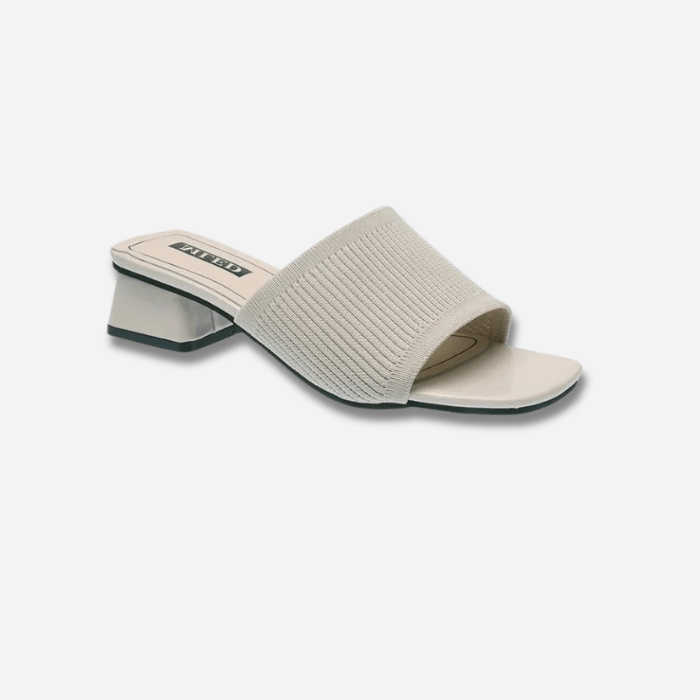 SANDALES FEMME CHIC À TALON BEIGE / 35