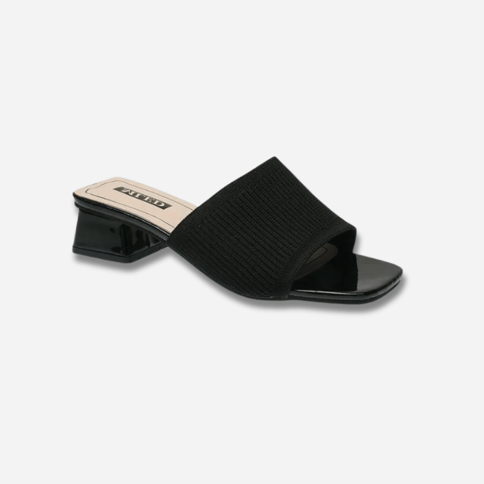 SANDALES FEMME CHIC À TALON NOIR / 35