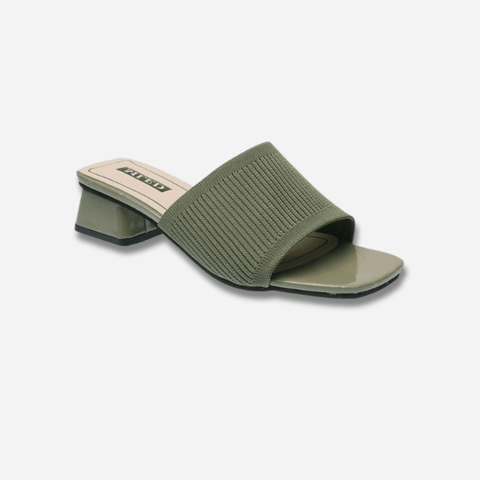 SANDALES FEMME CHIC À TALON VERT / 35