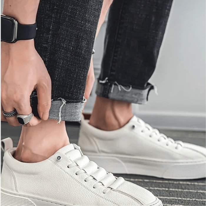 SNEAKERS BLANCHES HOMME COSTUME